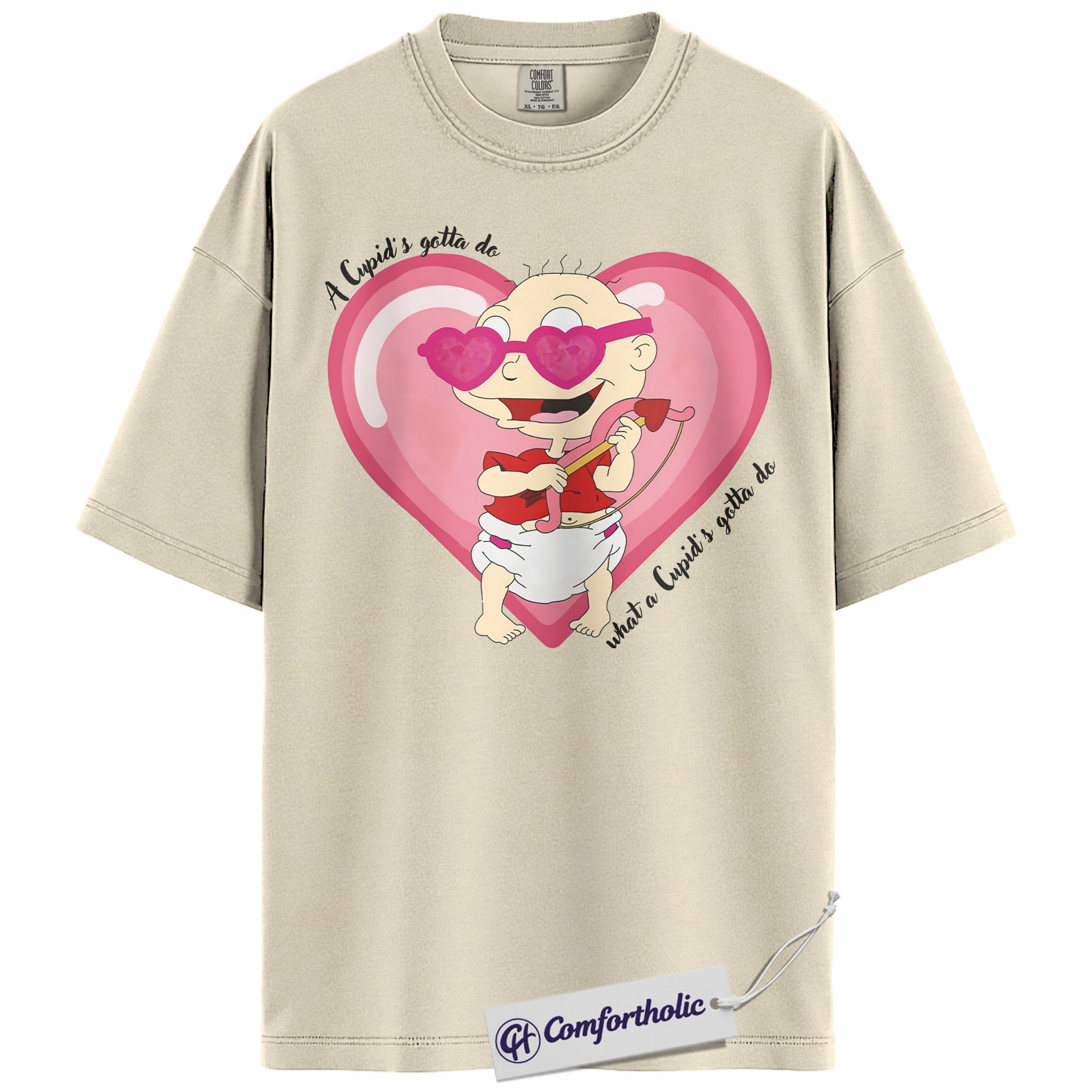 Dil Pickles Shirt, Rugrats Shirt, Valentine's Day Shirt, Animated Graphic Tee, Comfort Colors Shirt - Image 4