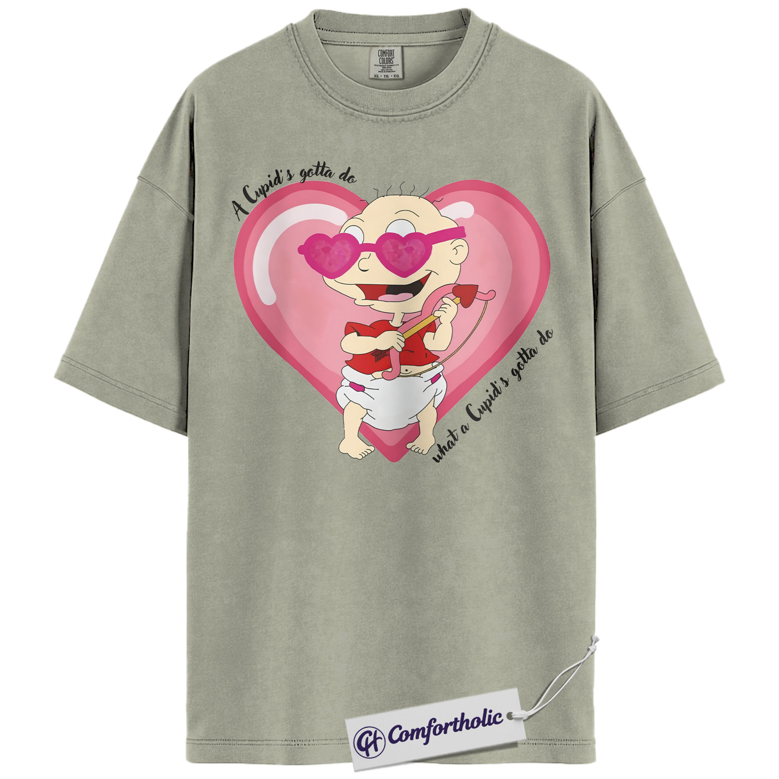 Dil Pickles Shirt, Rugrats Shirt, Valentine's Day Shirt, Animated Graphic Tee, Comfort Colors Shirt - Image 6