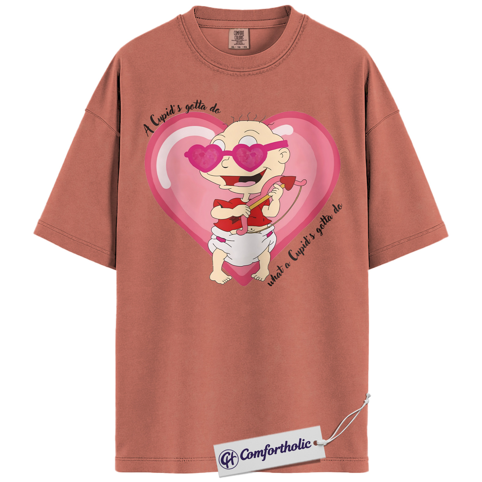 Dil Pickles Shirt, Rugrats Shirt, Valentine's Day Shirt, Animated Graphic Tee, Comfort Colors Shirt - Image 7