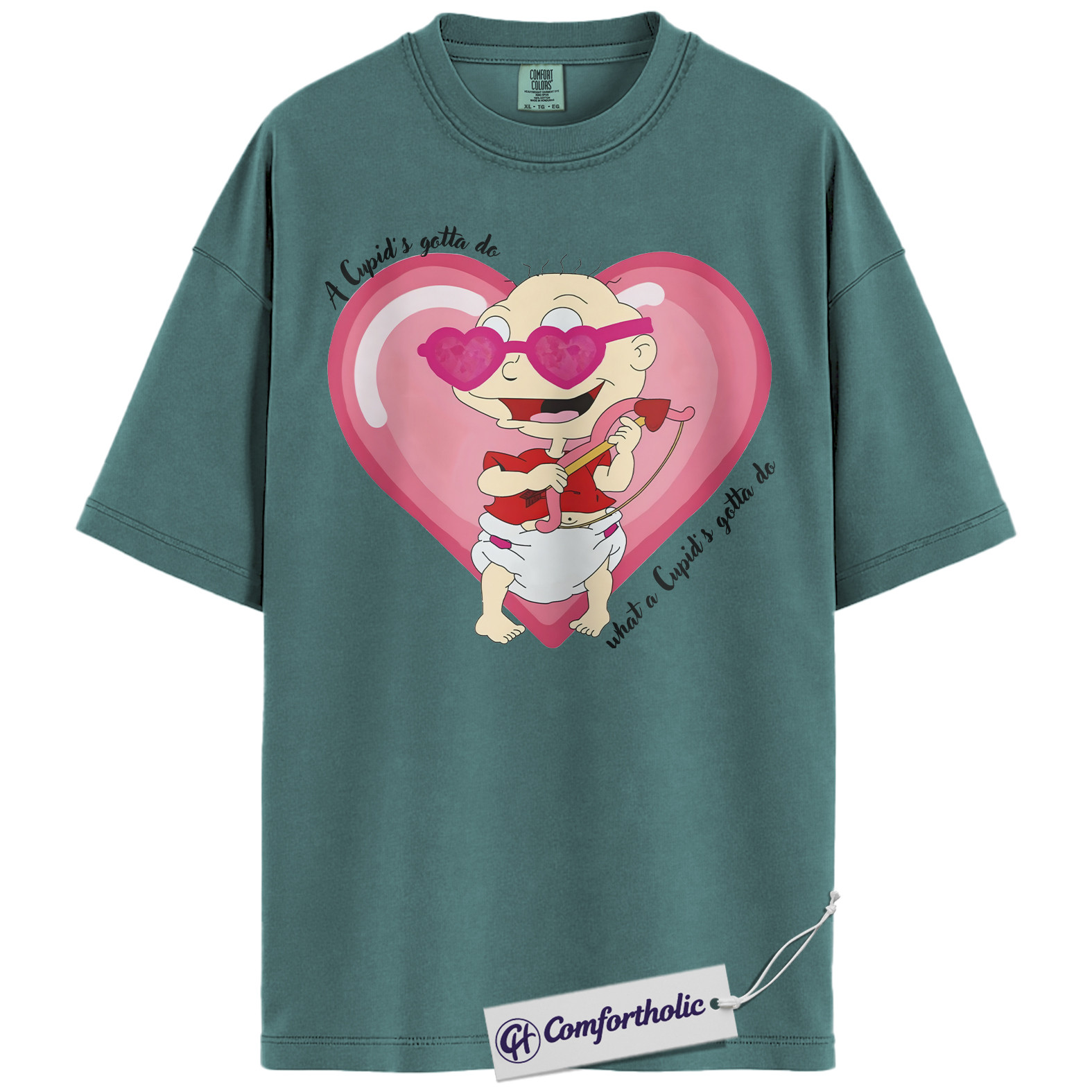Dil Pickles Shirt, Rugrats Shirt, Valentine's Day Shirt, Animated Graphic Tee, Comfort Colors Shirt - Image 10