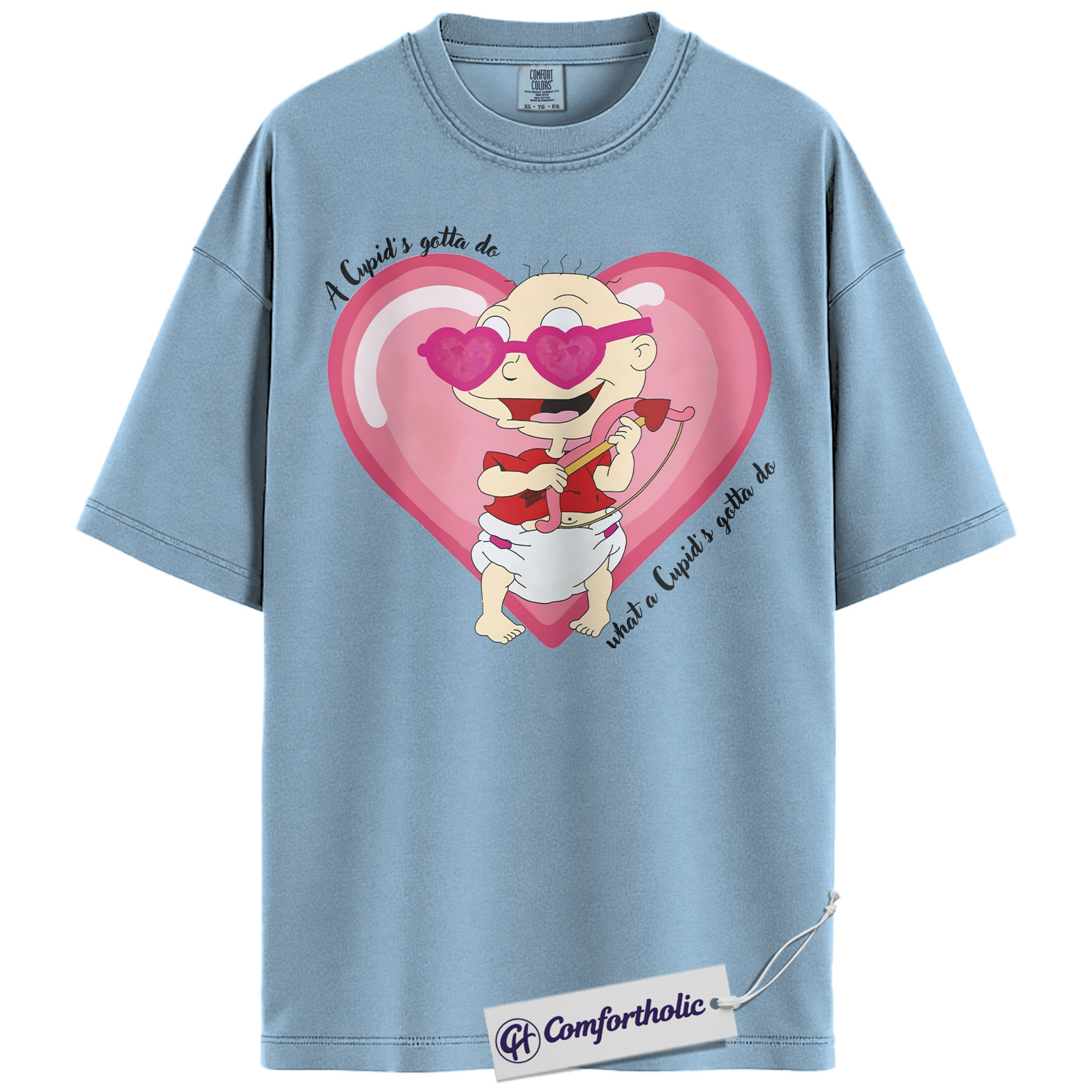 Dil Pickles Shirt, Rugrats Shirt, Valentine's Day Shirt, Animated Graphic Tee, Comfort Colors Shirt - Image 13