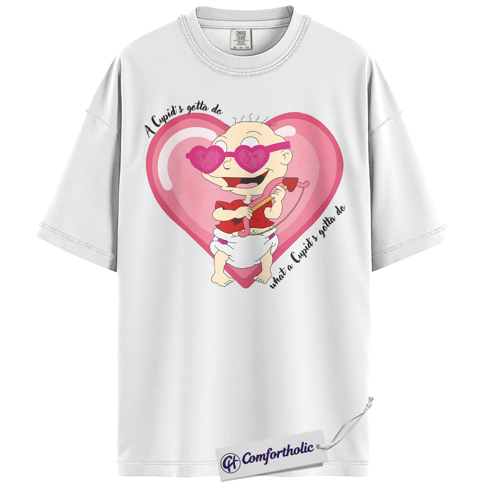 Dil Pickles Shirt, Rugrats Shirt, Valentine's Day Shirt, Animated Graphic Tee, Comfort Colors Shirt - Image 2