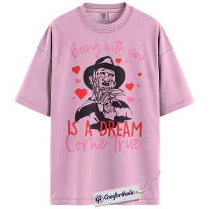 Freddy Krueger Shirt, A Nightmare on Elm Street Shirt, Valentine's Day Shirt, Horror Graphic Tee, Comfort Colors Shirt