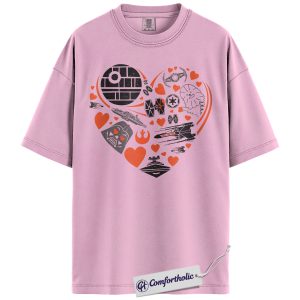 Star Wars Shirt, Valentine's Day Shirt, Movie Graphic Tee, Comfort Colors Shirt