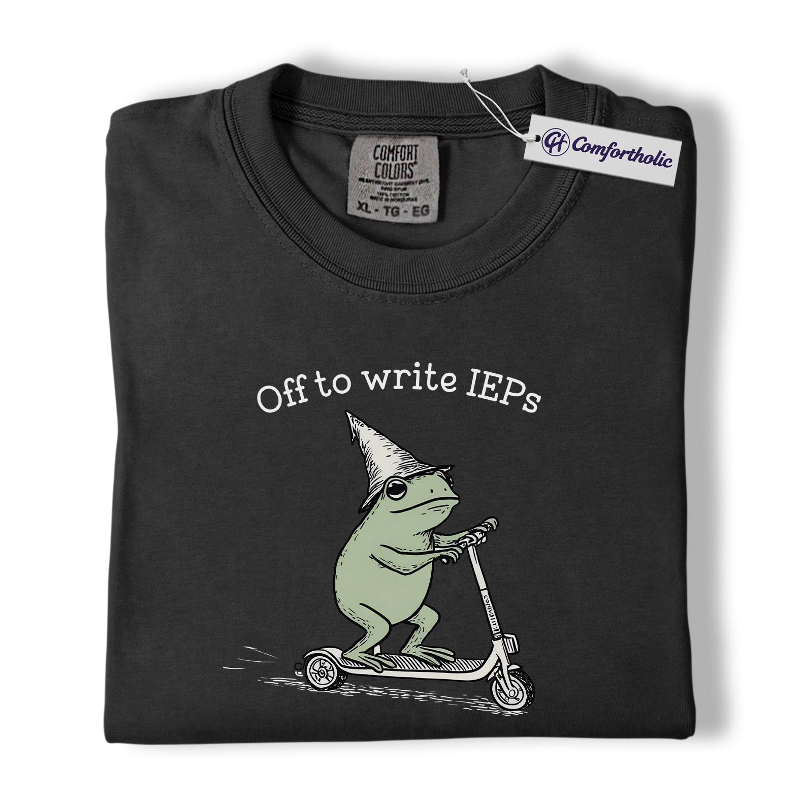 IEP Frog Teacher Shirt, Funny Special Education Graphic Tee, Cute SPED Classroom T-Shirt, Gift for Special Ed Teachers and Educators, Comfort Colors Shirt - Image 3