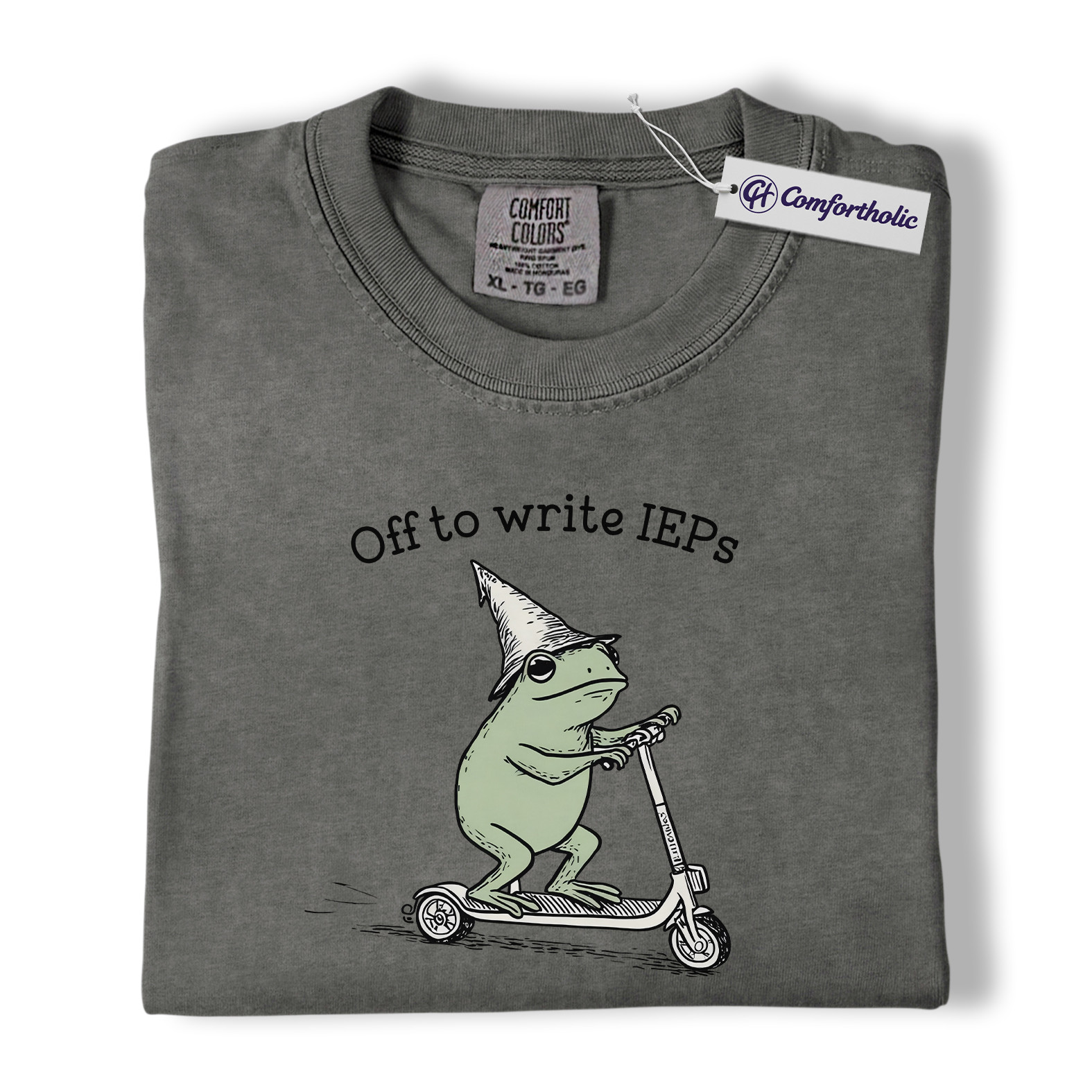 IEP Frog Teacher Shirt, Funny Special Education Graphic Tee, Cute SPED Classroom T-Shirt, Gift for Special Ed Teachers and Educators, Comfort Colors Shirt - Image 4