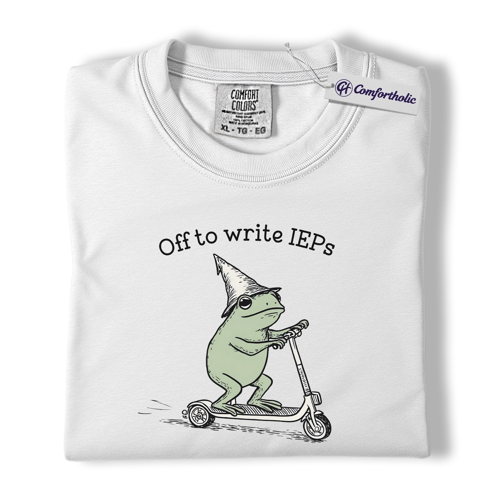 IEP Frog Teacher Shirt, Funny Special Education Graphic Tee, Cute SPED Classroom T-Shirt, Gift for Special Ed Teachers and Educators, Comfort Colors Shirt - Image 2