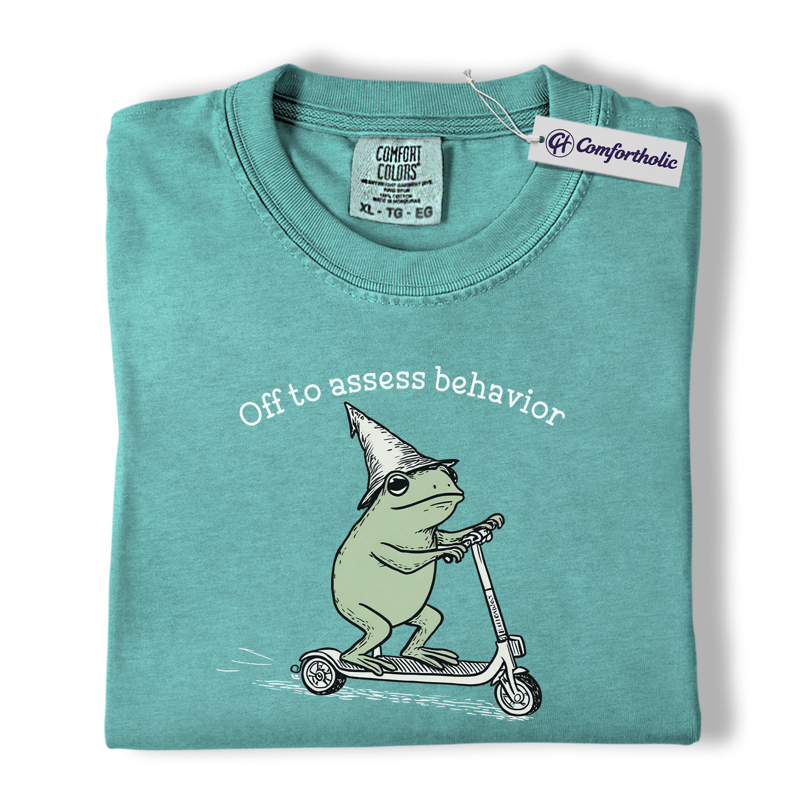 Funny Frog Teacher Shirt, Behavior Analyst & ABA Therapist Graphic Tee, School Counselor Psychology Humor T-Shirt, Cute Assessment Gift, Comfort Colors Shirt - Image 13