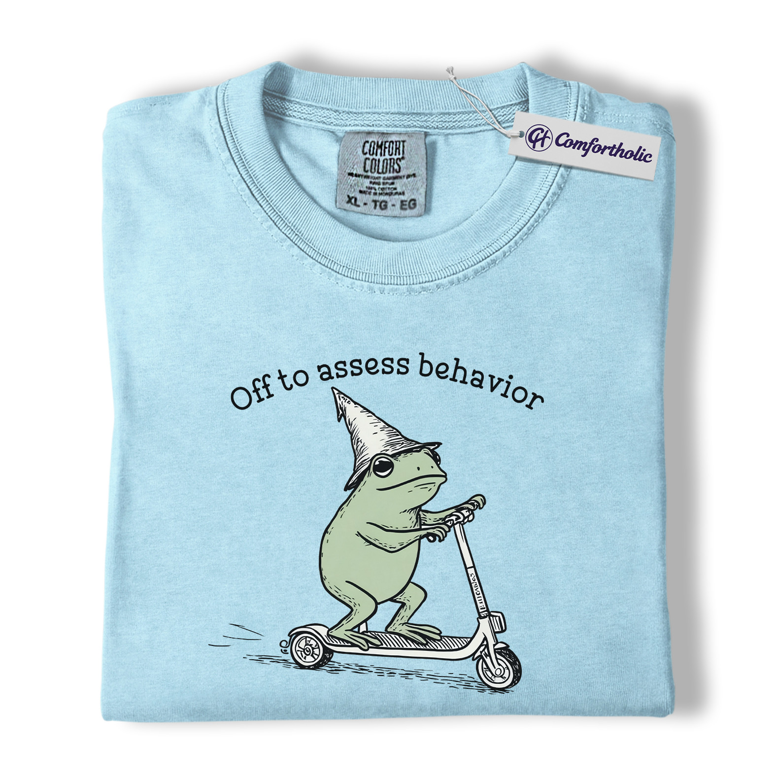 Funny Frog Teacher Shirt, Behavior Analyst & ABA Therapist Graphic Tee, School Counselor Psychology Humor T-Shirt, Cute Assessment Gift, Comfort Colors Shirt - Image 14