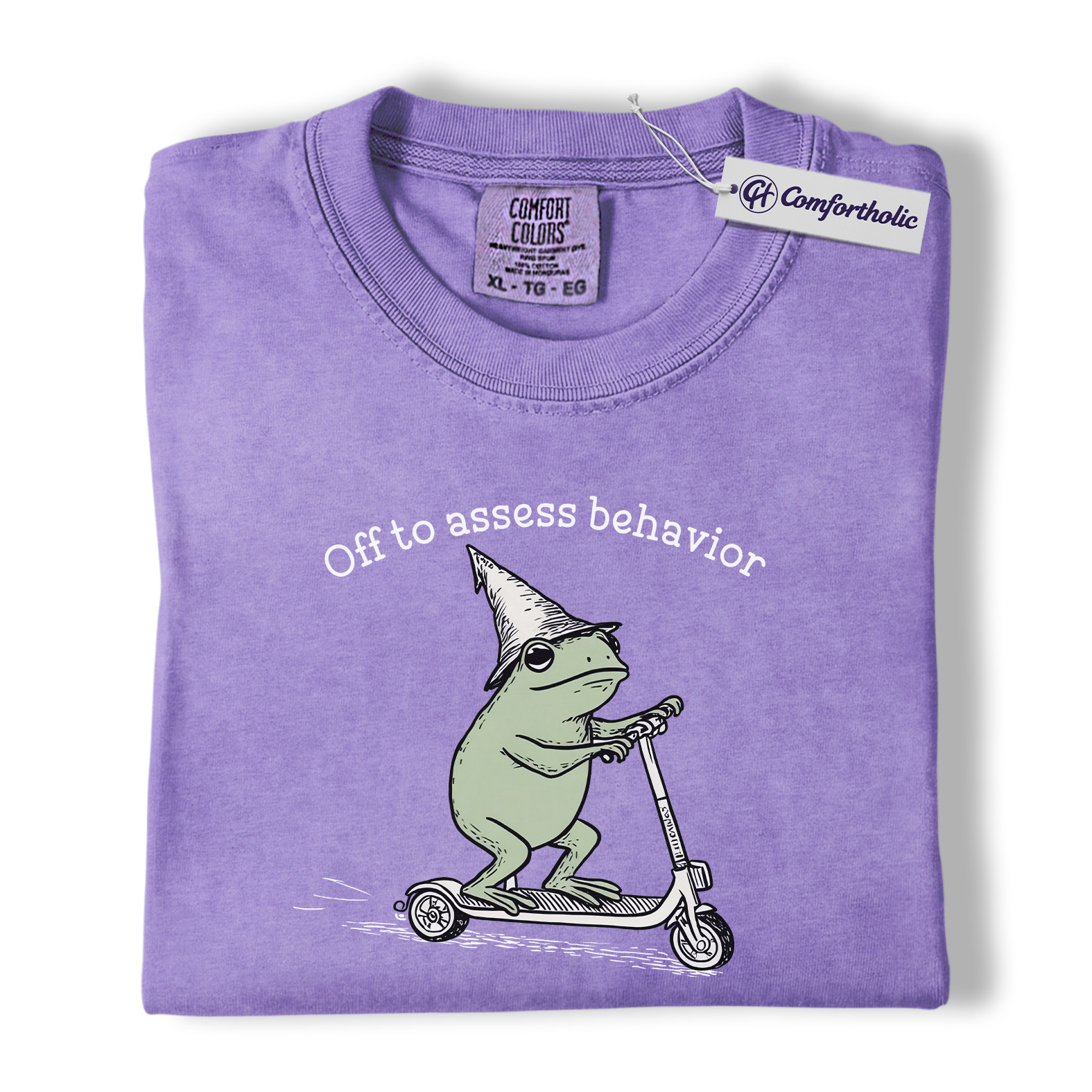 Funny Frog Teacher Shirt, Behavior Analyst & ABA Therapist Graphic Tee, School Counselor Psychology Humor T-Shirt, Cute Assessment Gift, Comfort Colors Shirt - Image 20