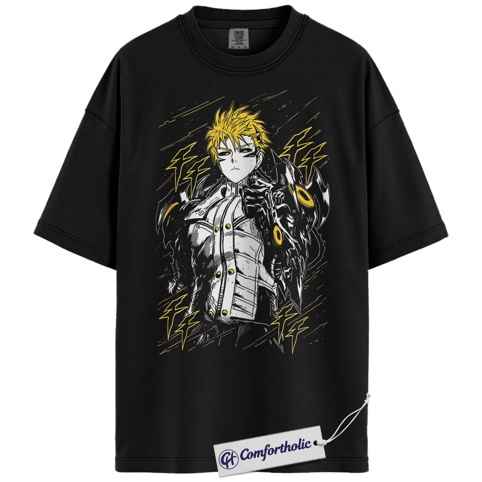 Genos Shirt, One Punch Man Shirt, Anime Graphic Tee, Anime Comfort Colors Shirt