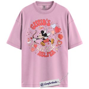 Mickey Mouse Shirt, Disney Shirt, Valentine's Day Shirt, Cartoon Graphic Tee, Comfort Colors Shirt