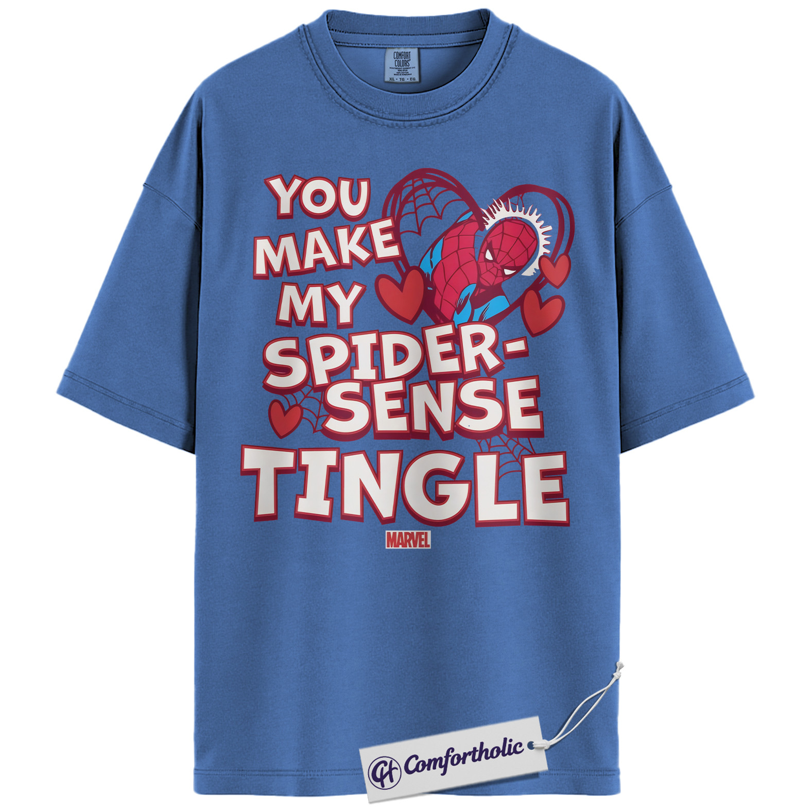 Spider-Man Shirt, Valentine's Day Shirt, Marvel Comics Graphic Tee, Comfort Colors Shirt - Image 11