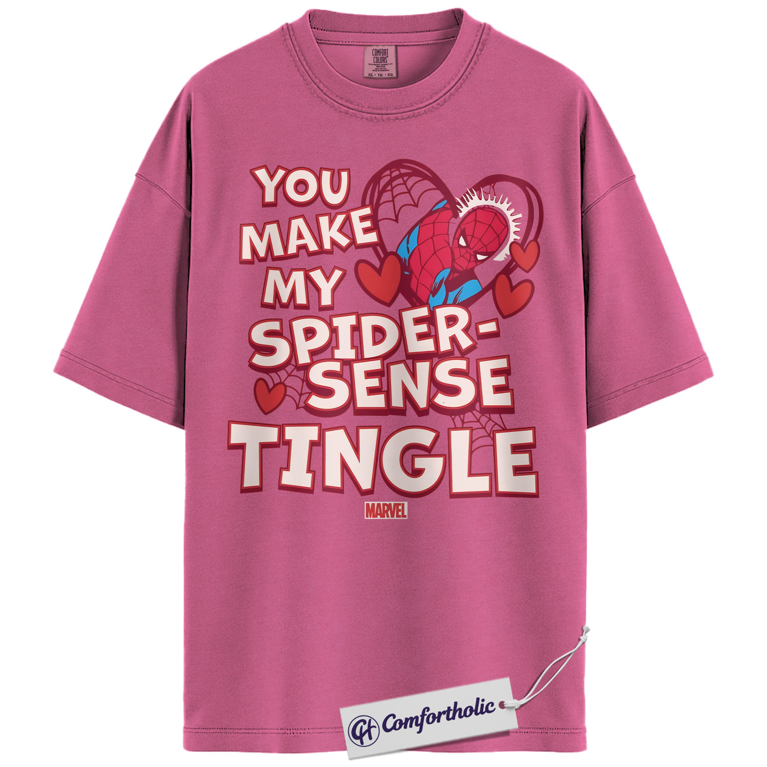Spider-Man Shirt, Valentine's Day Shirt, Marvel Comics Graphic Tee, Comfort Colors Shirt - Image 14