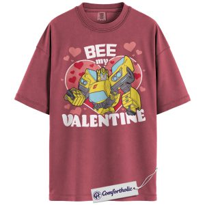 Bumblebee Shirt, Transformers Shirt, Valentine's Day Shirt, Movie Graphic Tee, Comfort Colors Shirt
