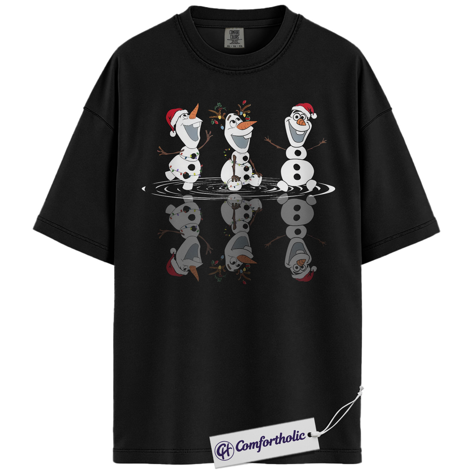 Olaf Shirt, Frozen Shirt, Christmas Shirt, Animated Graphic Tee, Comfort Colors Shirt - Image 2