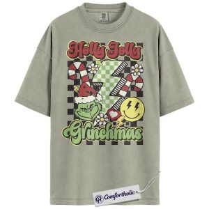 The Grinch Shirt, Christmas Shirt, Animated Graphic Tee, Comfort Colors Shirt