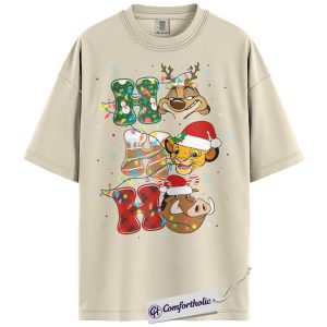 The Lion King Shirt, Christmas Shirt, Animated Graphic Tee, Comfort Colors Shirt