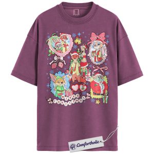 Zootopia Shirt, Christmas Shirt, Animated Graphic Tee, Comfort Colors Shirt