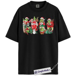 The Grinch Shirt, Christmas Shirt, Animated Graphic Tee, Comfort Colors Shirt