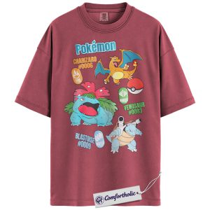 Pokemon Shirt, PKM Shirt, Anime Graphic Tee, Comfort Colors Shirt