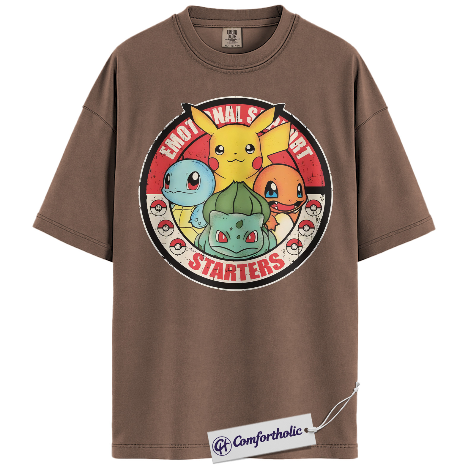 Pikachu Shirt, Bulbasaur Shirt, Squirtle Shirt, Charmander Shirt, Pokemon Shirt, Anime Graphic Tee, Comfort Colors Shirt - Image 19