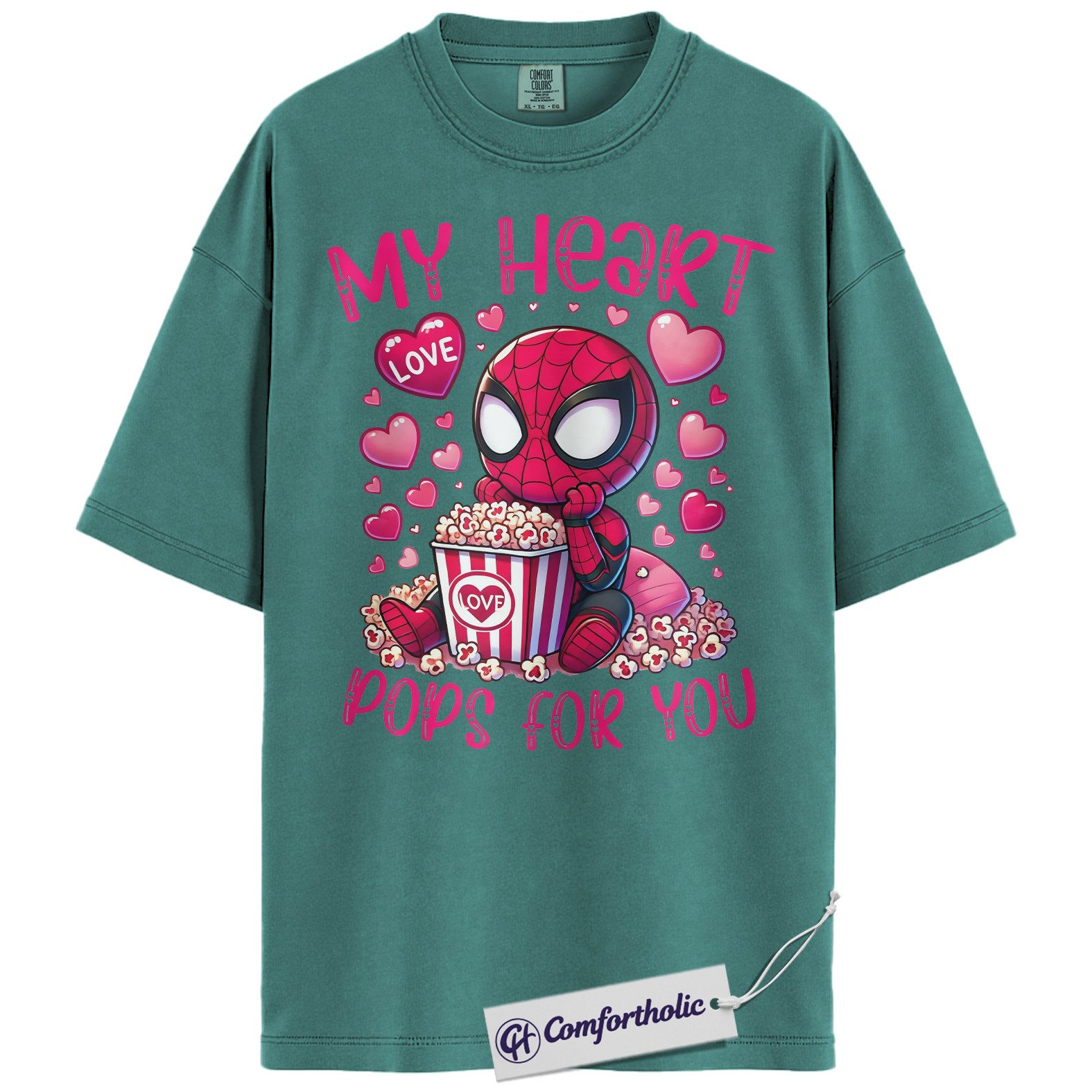 Spider-Man Shirt, Valentine's Day Shirt, Marvel Comics Graphic Tee, Comfort Colors Shirt - Image 10