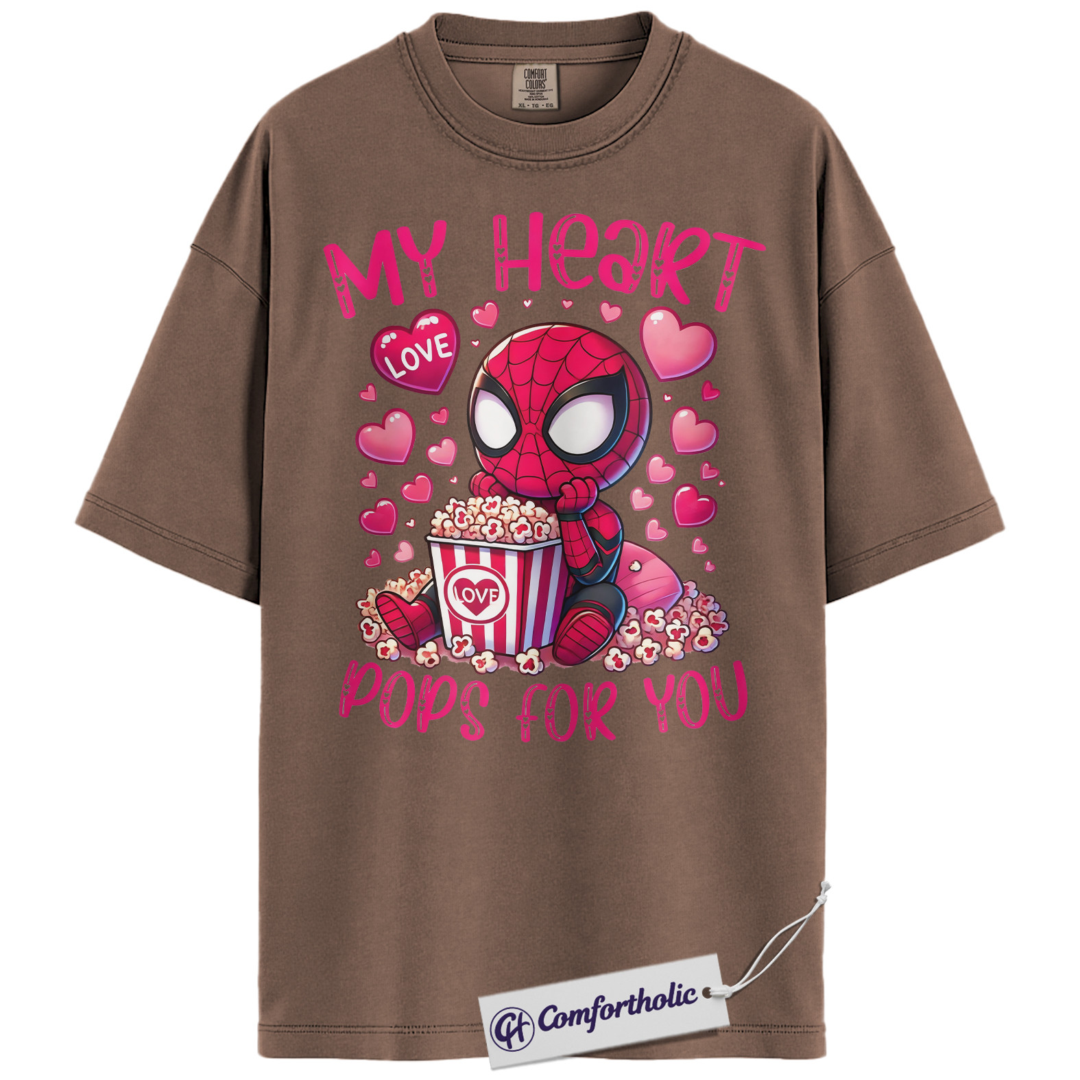 Spider-Man Shirt, Valentine's Day Shirt, Marvel Comics Graphic Tee, Comfort Colors Shirt - Image 13
