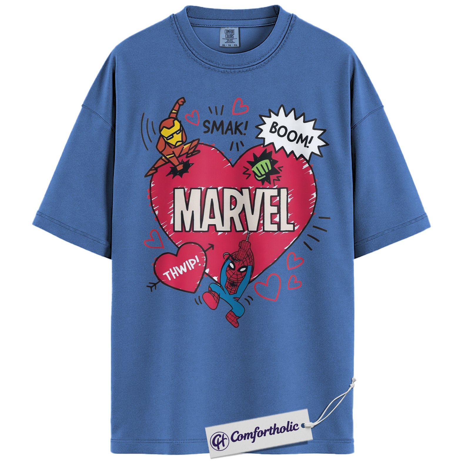 Spider-Man Shirt, Valentine's Day Shirt, Marvel Comics Graphic Tee, Comfort Colors Shirt - Image 10
