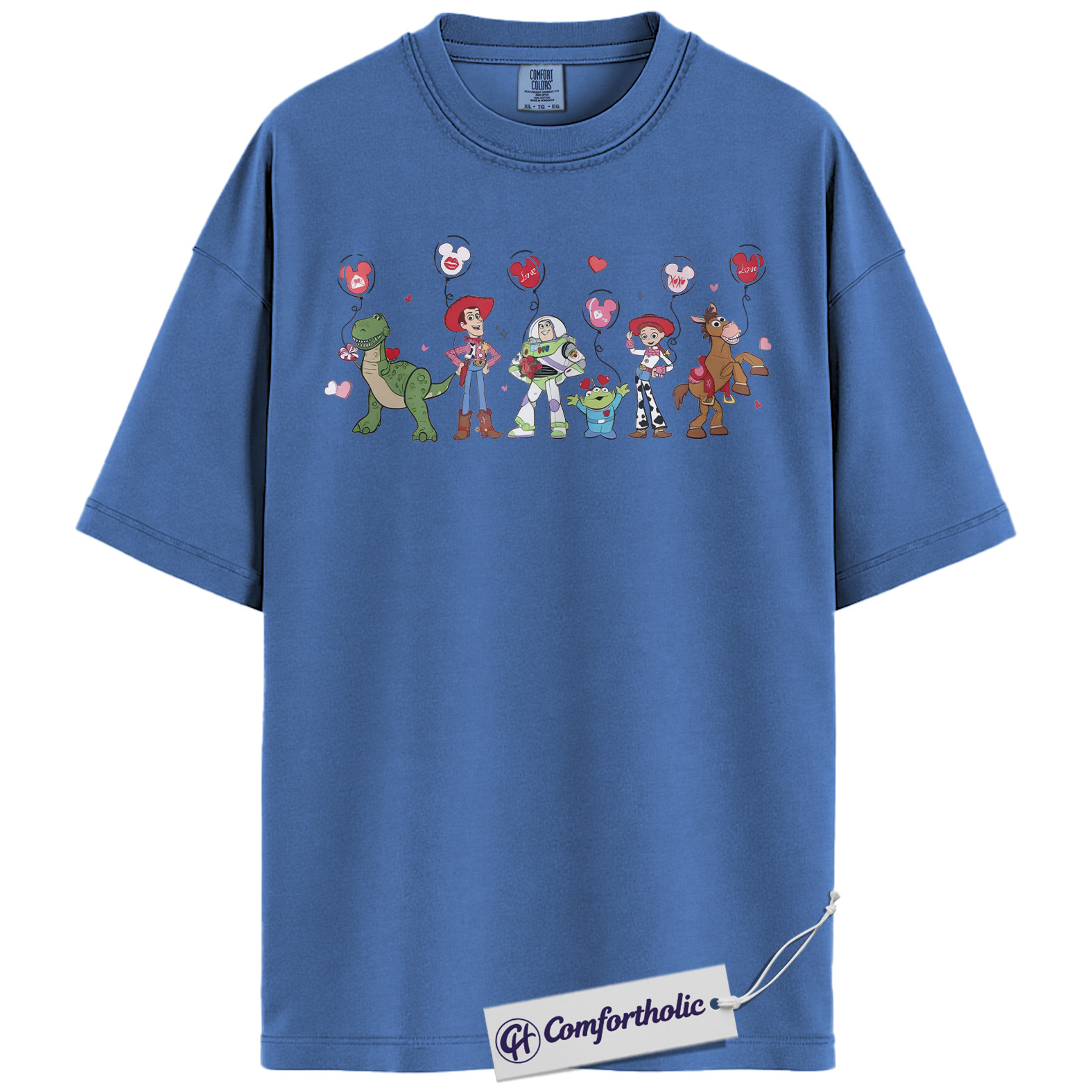 Toy Story Shirt, Valentine's Day Shirt, Animated Graphic Tee, Comfort Colors Shirt - Image 11