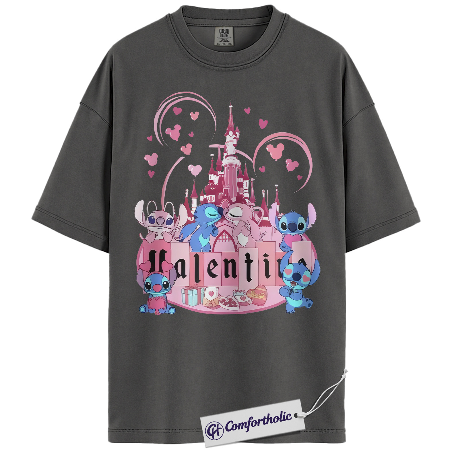 Lilo and Stitch Shirt, Valentine's Day Shirt, Animated Graphic Tee, Comfort Colors Shirt - Image 3