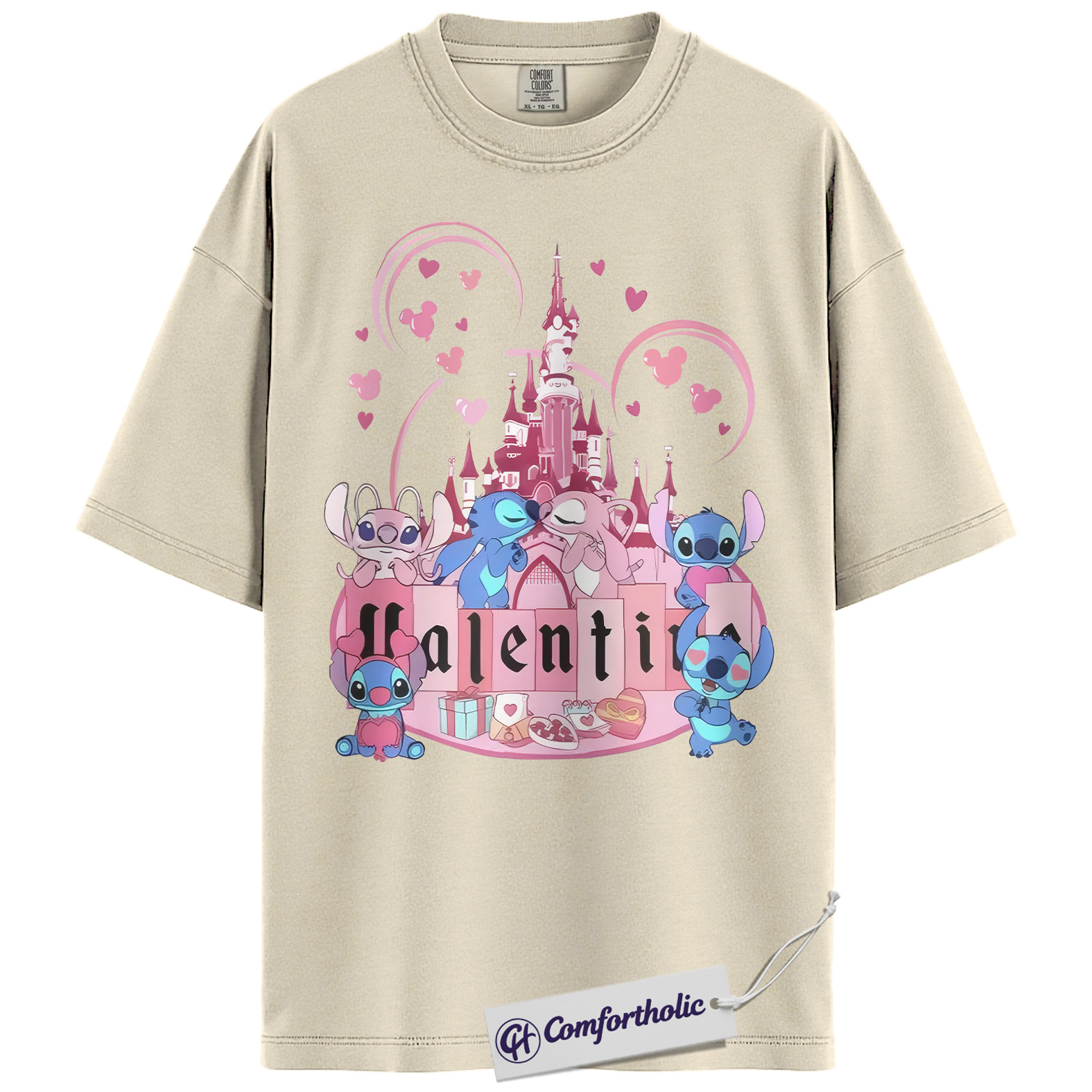 Lilo and Stitch Shirt, Valentine's Day Shirt, Animated Graphic Tee, Comfort Colors Shirt - Image 4