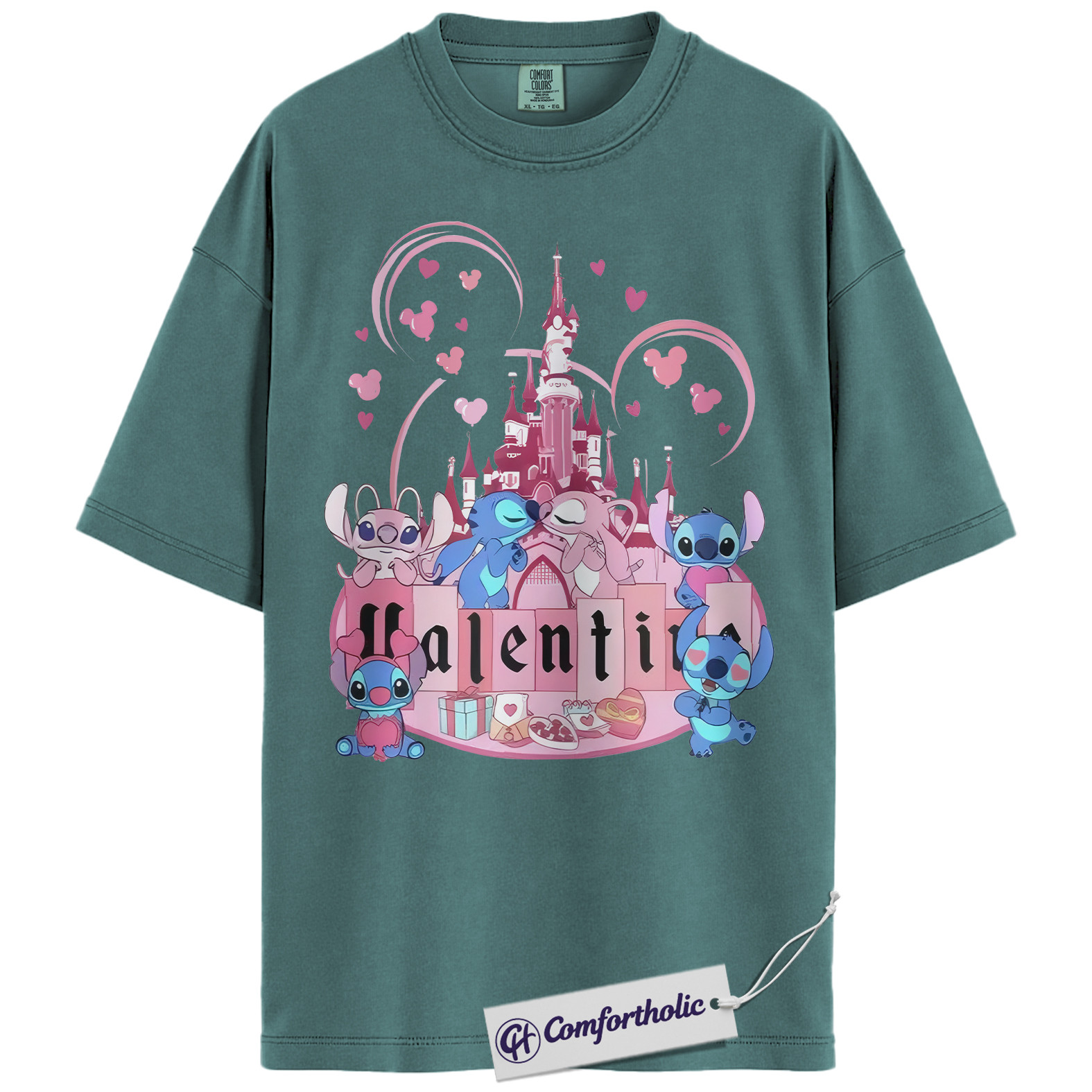 Lilo and Stitch Shirt, Valentine's Day Shirt, Animated Graphic Tee, Comfort Colors Shirt - Image 7