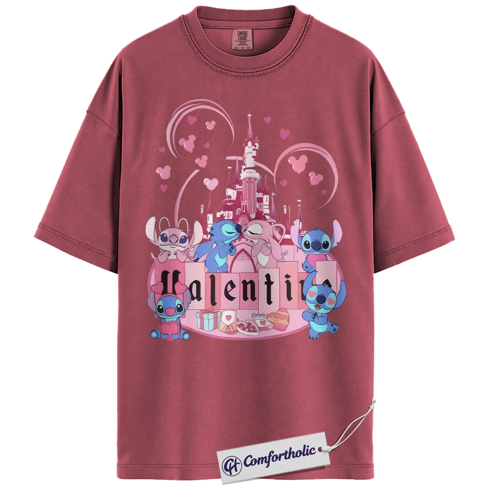 Lilo and Stitch Shirt, Valentine's Day Shirt, Animated Graphic Tee, Comfort Colors Shirt - Image 14