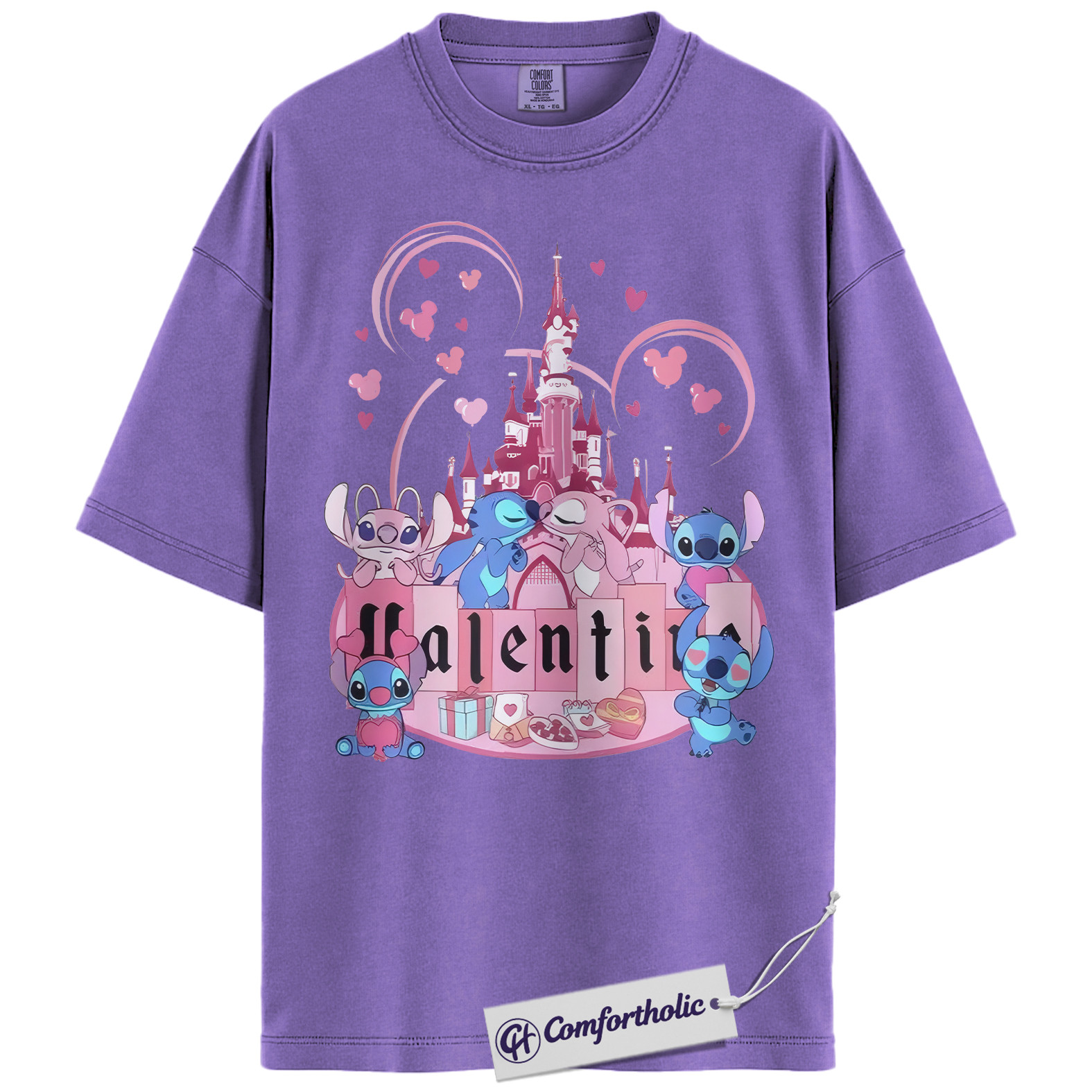 Lilo and Stitch Shirt, Valentine's Day Shirt, Animated Graphic Tee, Comfort Colors Shirt - Image 16