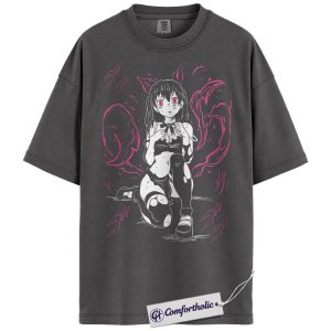 Alternative view of Tamaki Kotatsu Shirt, Fire Force Shirt, Anime Graphic Tee, Comfort Colors Shirt