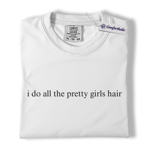 Alternative view of Hairstylist Quote Shirt, Minimal Typographic Salon Graphic Tee, Funny Hairdresser Stylist T-Shirt, Gift for Hair Stylists & Beauty Professionals, Comfort Colors Shirt