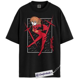 Asuka Langley Soryu Shirt, Neon Genesis Evangelion Shirt, Anime Graphic Tee, Comfort Colors Shirt