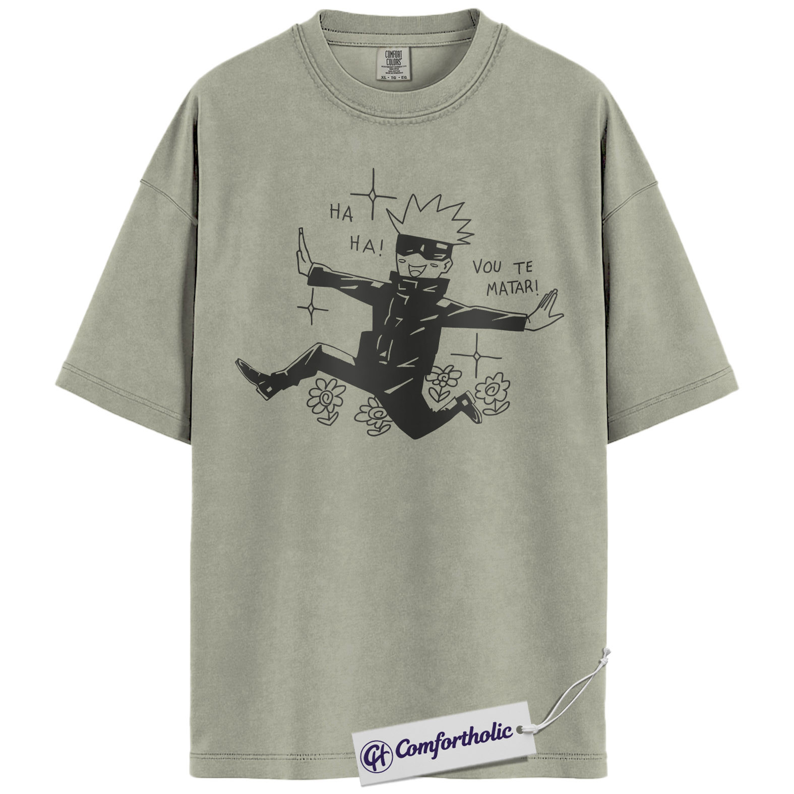 Satoru Gojo Shirt, Jujutsu Kaisen Shirt, Anime Graphic Tee, Comfort Colors Shirt - Image 3