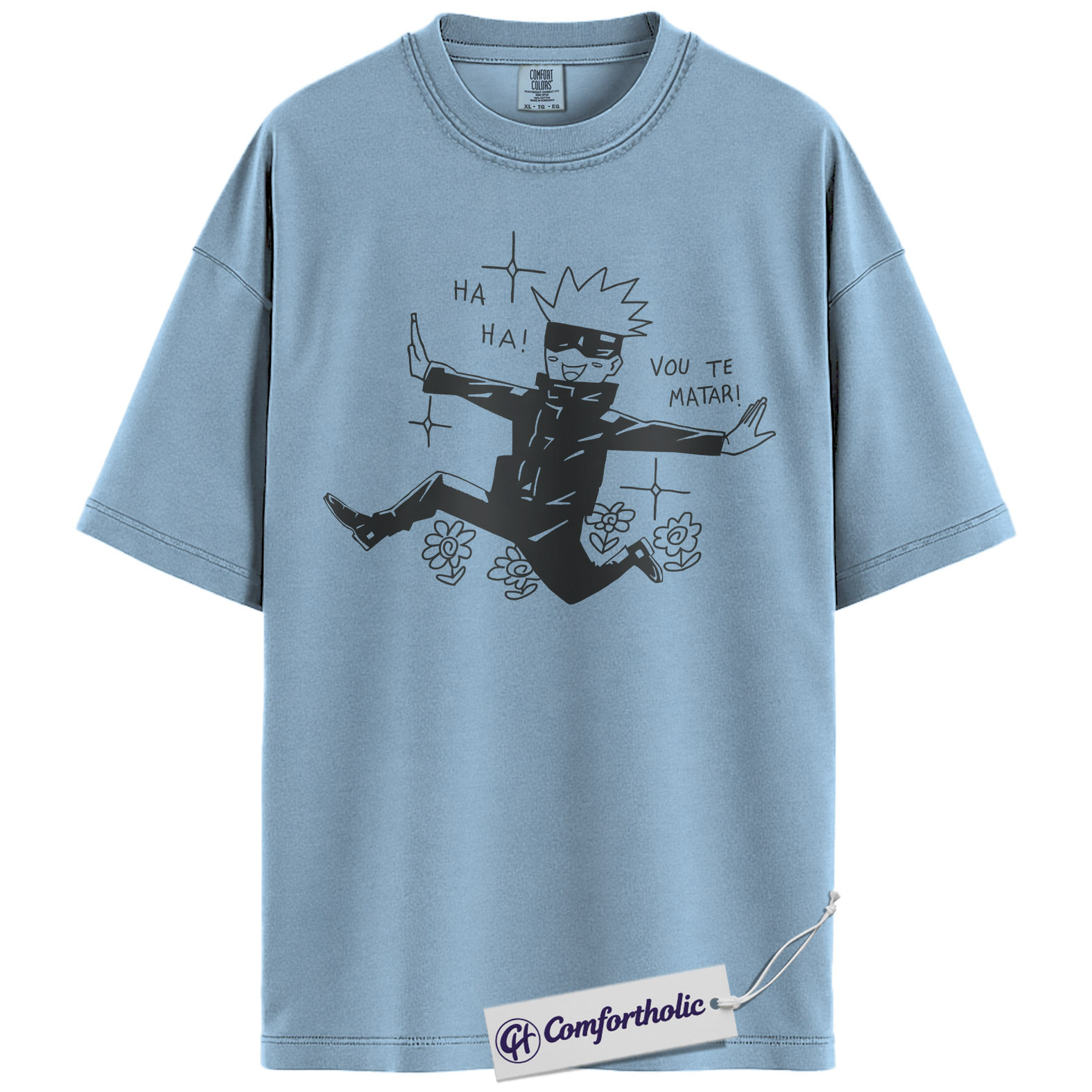 Satoru Gojo Shirt, Jujutsu Kaisen Shirt, Anime Graphic Tee, Comfort Colors Shirt - Image 7