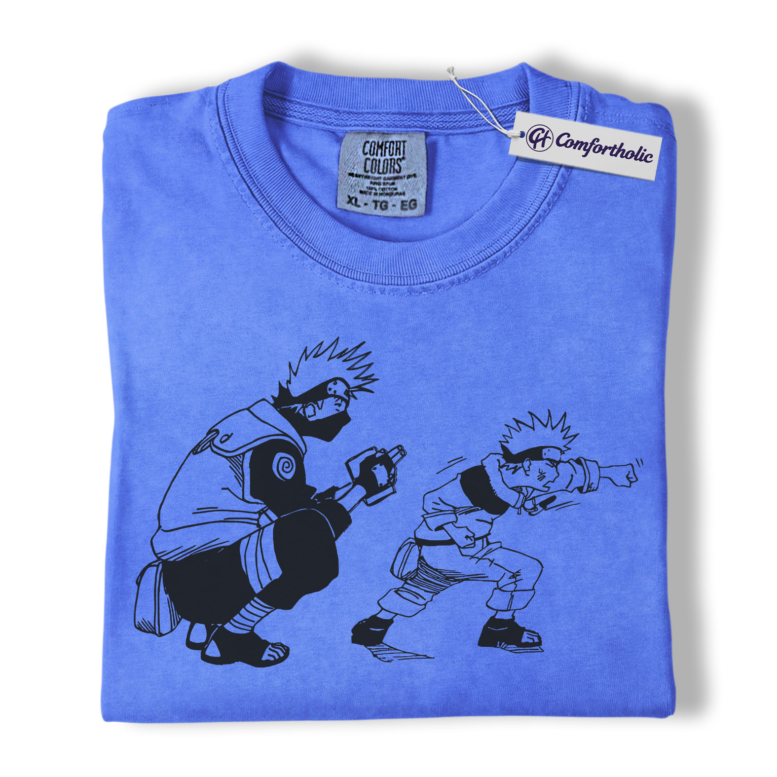 Kakashi Shirt, Naruto Shirt, Anime Graphic Tee, Comfort Colors Shirt - Image 8