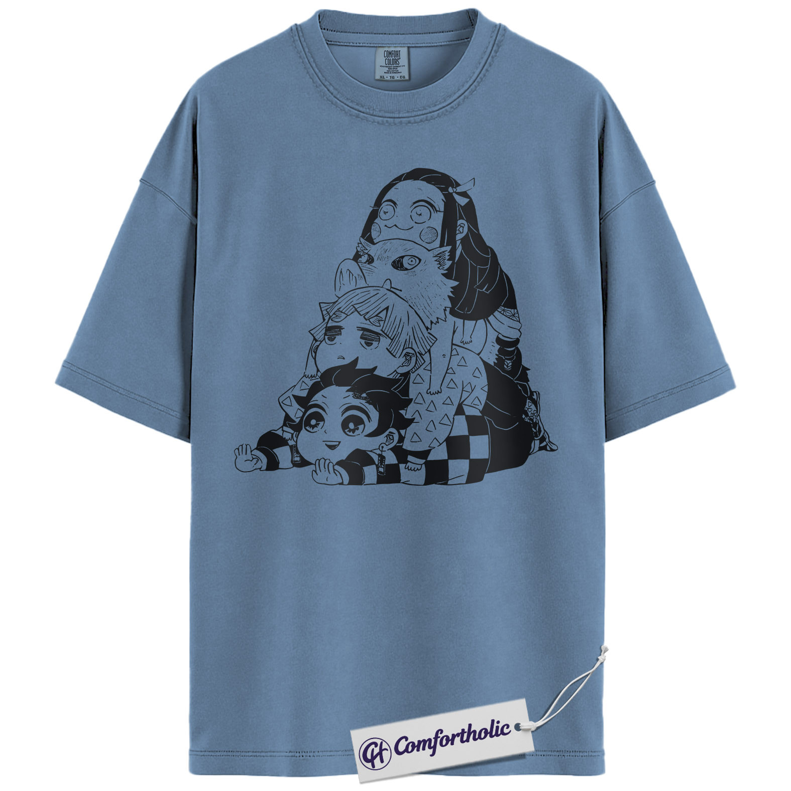 Demon Slayer Shirt, Anime Graphic Tee, Comfort Colors Shirt - Image 13