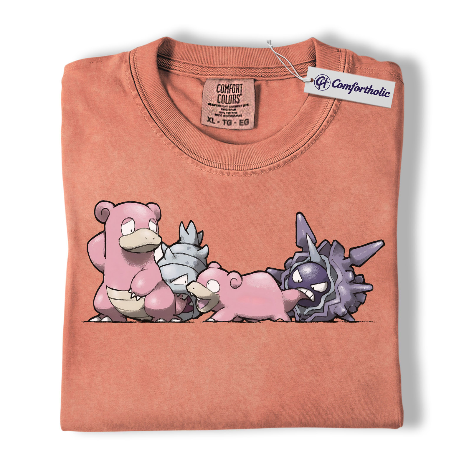 Slowpoke Shirt, Slowbro Shirt, Cloyster Shirt, Pokemon Shirt, PKM Shirt, Anime Graphic Tee, Comfort Colors Shirt - Image 8