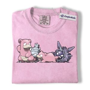 Slowpoke Shirt, Slowbro Shirt, Cloyster Shirt, Pokemon Shirt, PKM Shirt, Anime Graphic Tee, Comfort Colors Shirt
