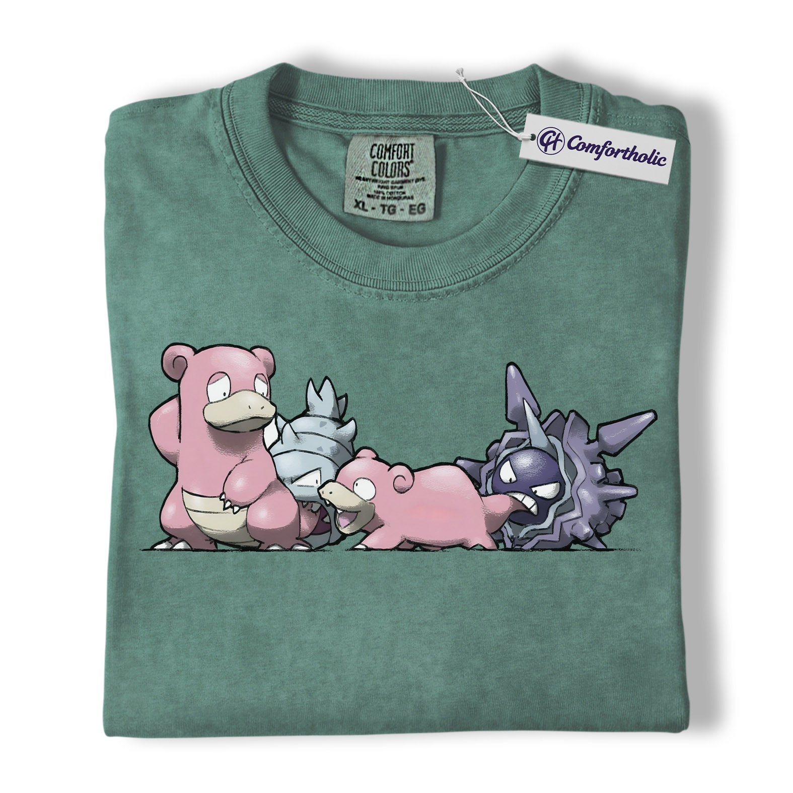 Slowpoke Shirt, Slowbro Shirt, Cloyster Shirt, Pokemon Shirt, PKM Shirt, Anime Graphic Tee, Comfort Colors Shirt - Image 10