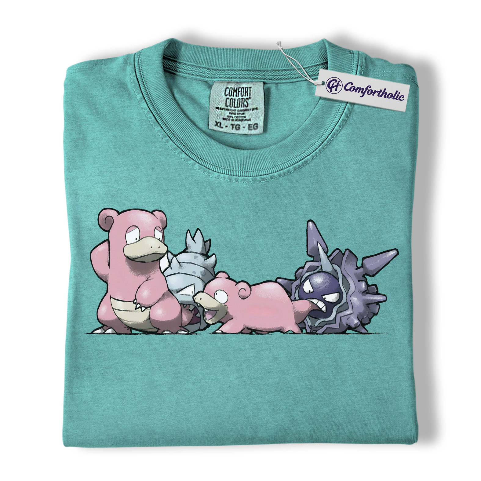 Slowpoke Shirt, Slowbro Shirt, Cloyster Shirt, Pokemon Shirt, PKM Shirt, Anime Graphic Tee, Comfort Colors Shirt - Image 13