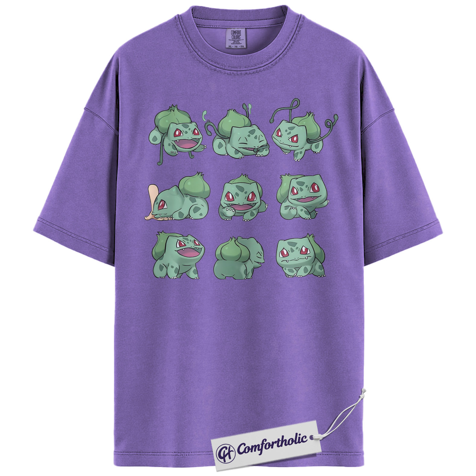 Bulbasaur Shirt, Pokemon Shirt, PKM Shirt, Anime Graphic Tee, Comfort Colors Shirt - Image 20