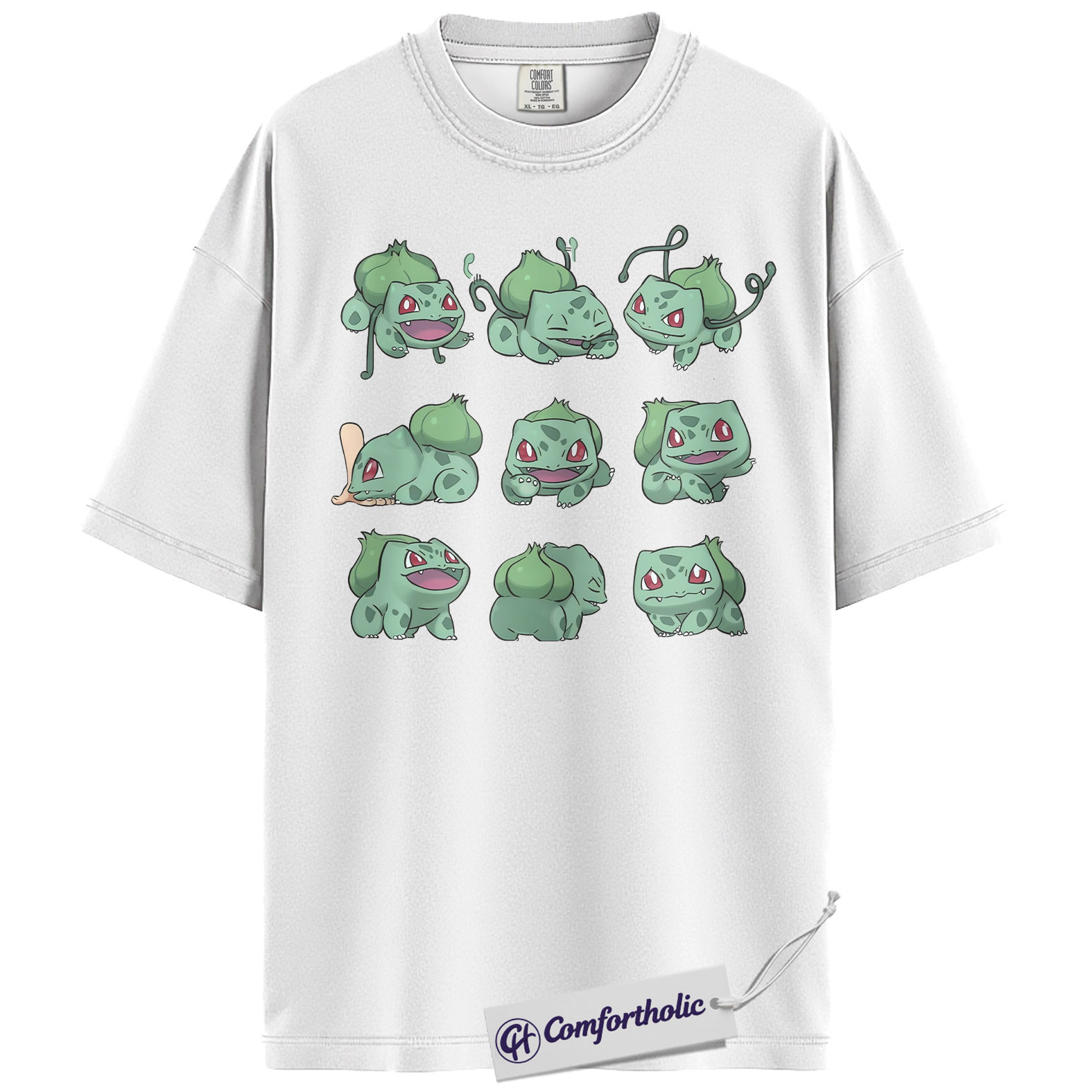 Bulbasaur Shirt, Pokemon Shirt, PKM Shirt, Anime Graphic Tee, Comfort Colors Shirt - Image 2