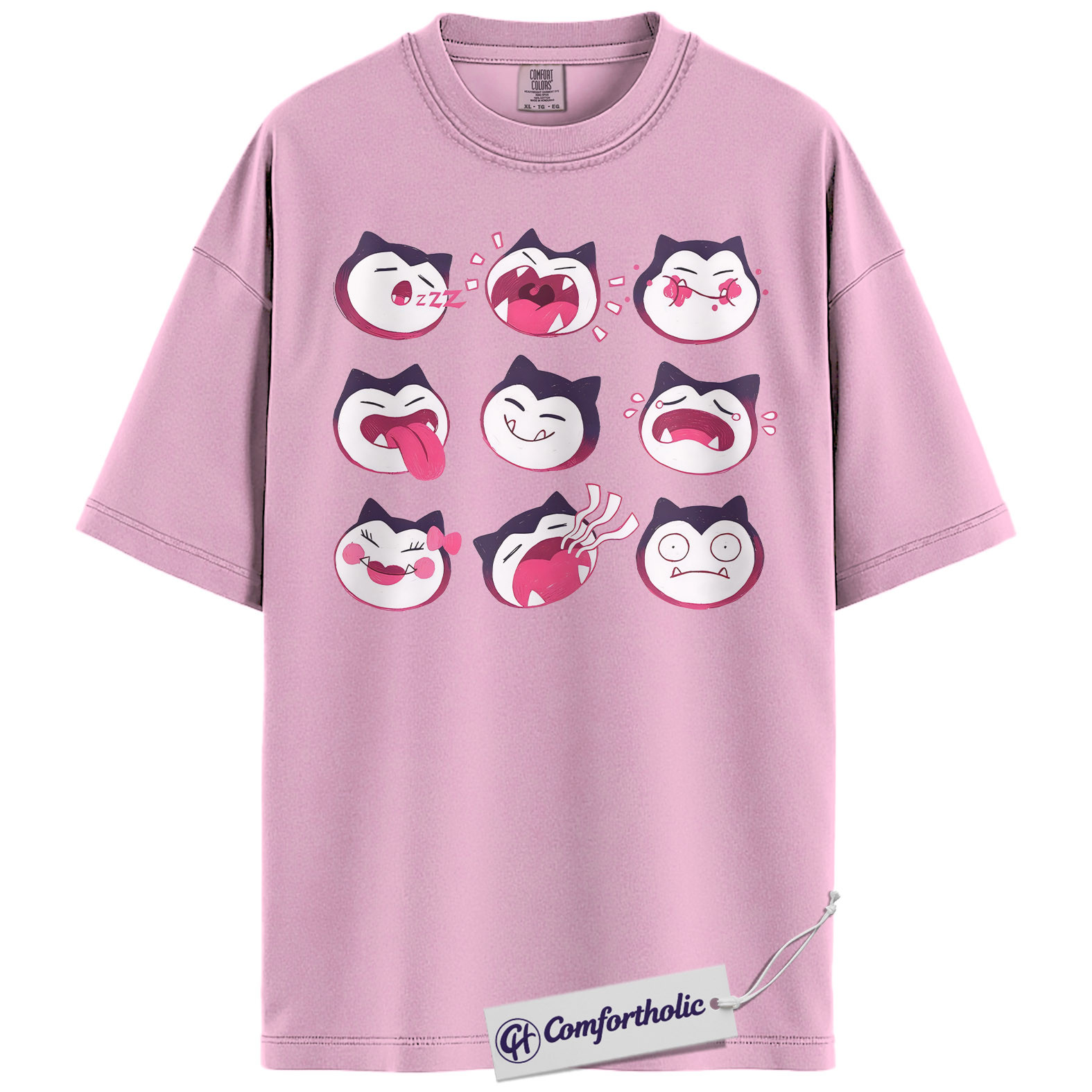 Snorlax Shirt, Pokemon Shirt, PKM Shirt, Anime Graphic Tee, Comfort Colors Shirt