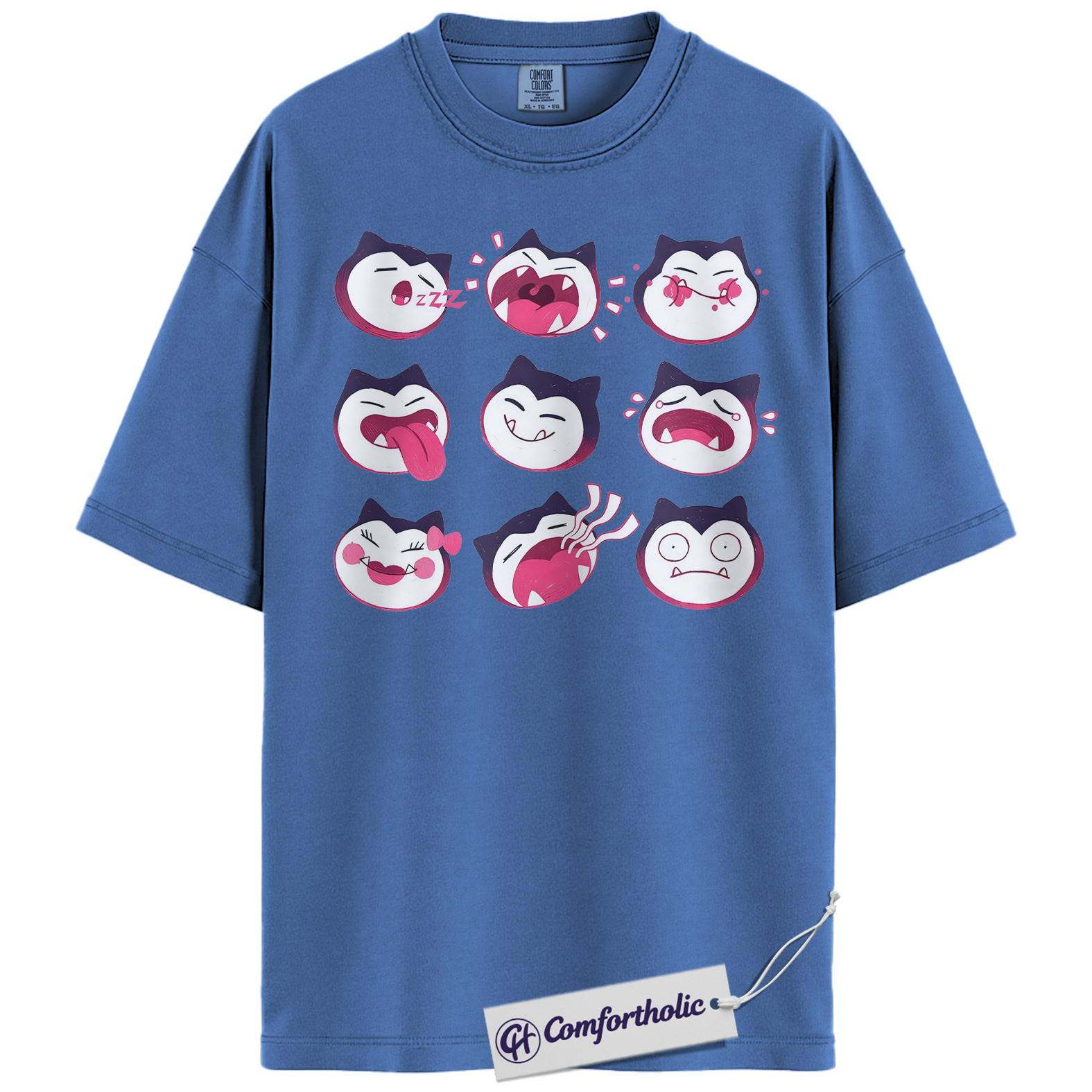 Snorlax Shirt, Pokemon Shirt, PKM Shirt, Anime Graphic Tee, Comfort Colors Shirt - Image 11